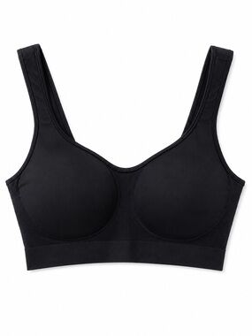 Bali Black Seamless Wireless Comfort Bra with Wide Straps Women’s size XL